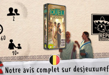 7 Wonders Duel - Agora - jeu belge Des Jeux Une Fois
