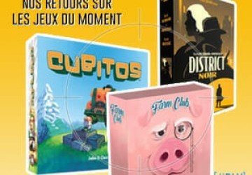 [#DLV] LES JEUX DU MOMENT ???? : District Noir + Cubitos + Farm Club