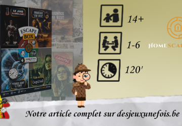 Escape Box : Les 4 enquêtes extraordinaires