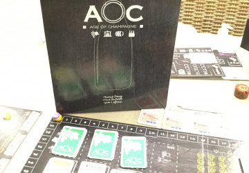 Kickstarter : Age of Champagne AoC | Le Labo des Jeux