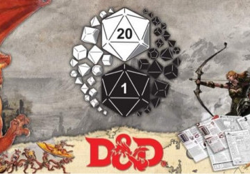 Les dés dans Donjons et Dragons.