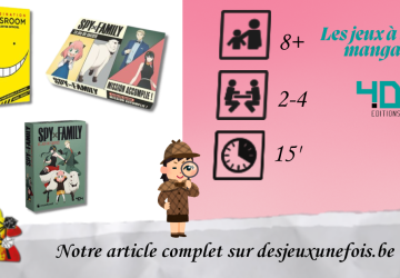 Les jeux à licence Mangas des Editions 404