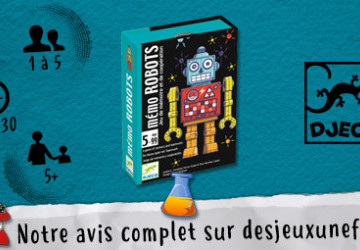 Mémo Robots -Jeu Enfant- Des Jeux Une Fois