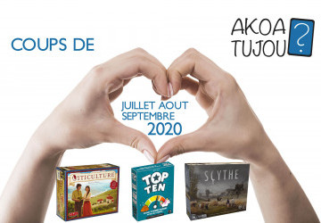 Nos coups de cœur de Juillet à Septembre 2020 - Les sélections - Akoa Tujou