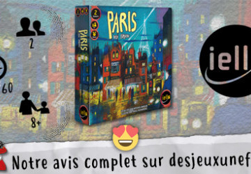 Paris Ville Lumiere - jeu à deux- coup de coeur -Des Jeux Une Fois