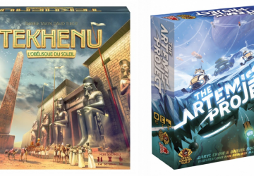 Tekhenu et The Artemis Project, 2 nouveaux jeux de société qui subliment les dés - Gus & Co