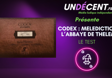 [Test] Codex : La Malédiction de l’Abbaye de Thélème – Transpiration mentale pour une immersion tot
