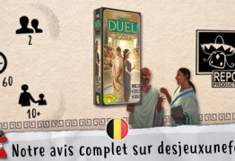 7 Wonders Duel - Agora - jeu belge Des Jeux Une Fois