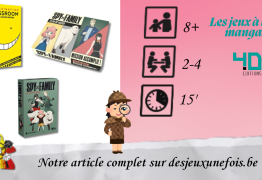 Les jeux à licence Mangas des Editions 404