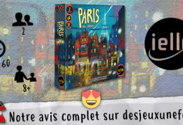Paris Ville Lumiere - jeu à deux- coup de coeur -Des Jeux Une Fois